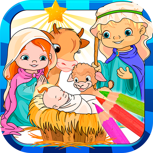Icono App Pinta dibujos de la biblia